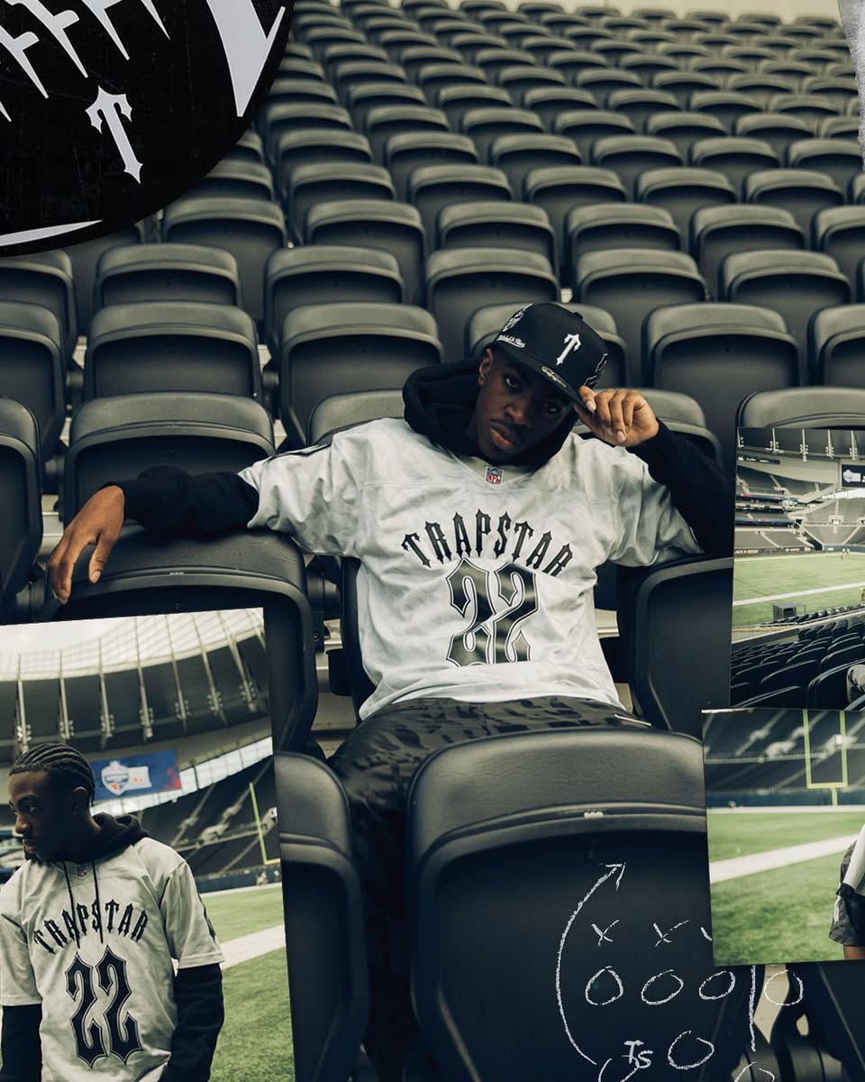 Trapstar x NFL Mitchell & Ness '22 Football Jersey White