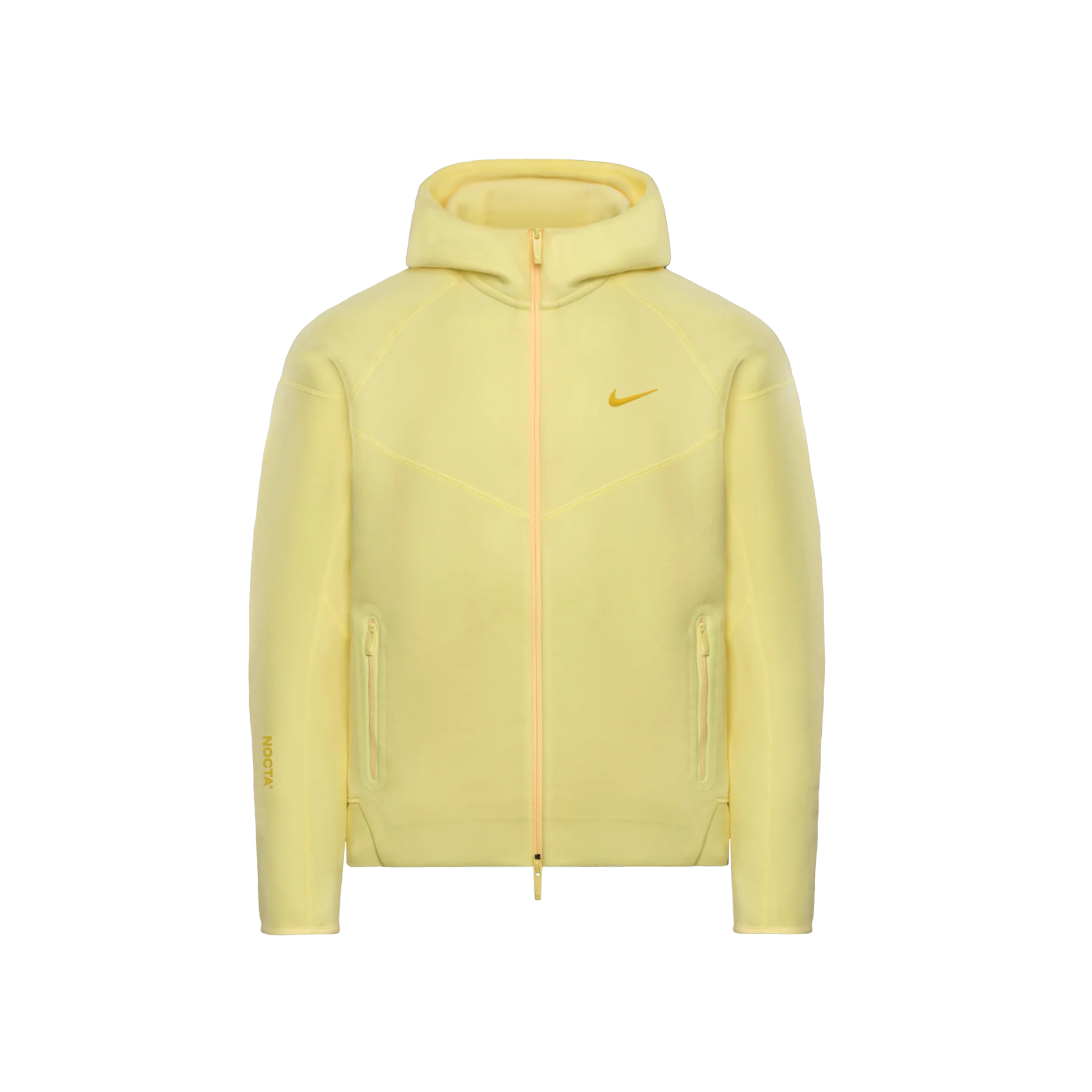 Nike x NOCTA Tech Fleece Full Zip Hoodie Citron Tint
