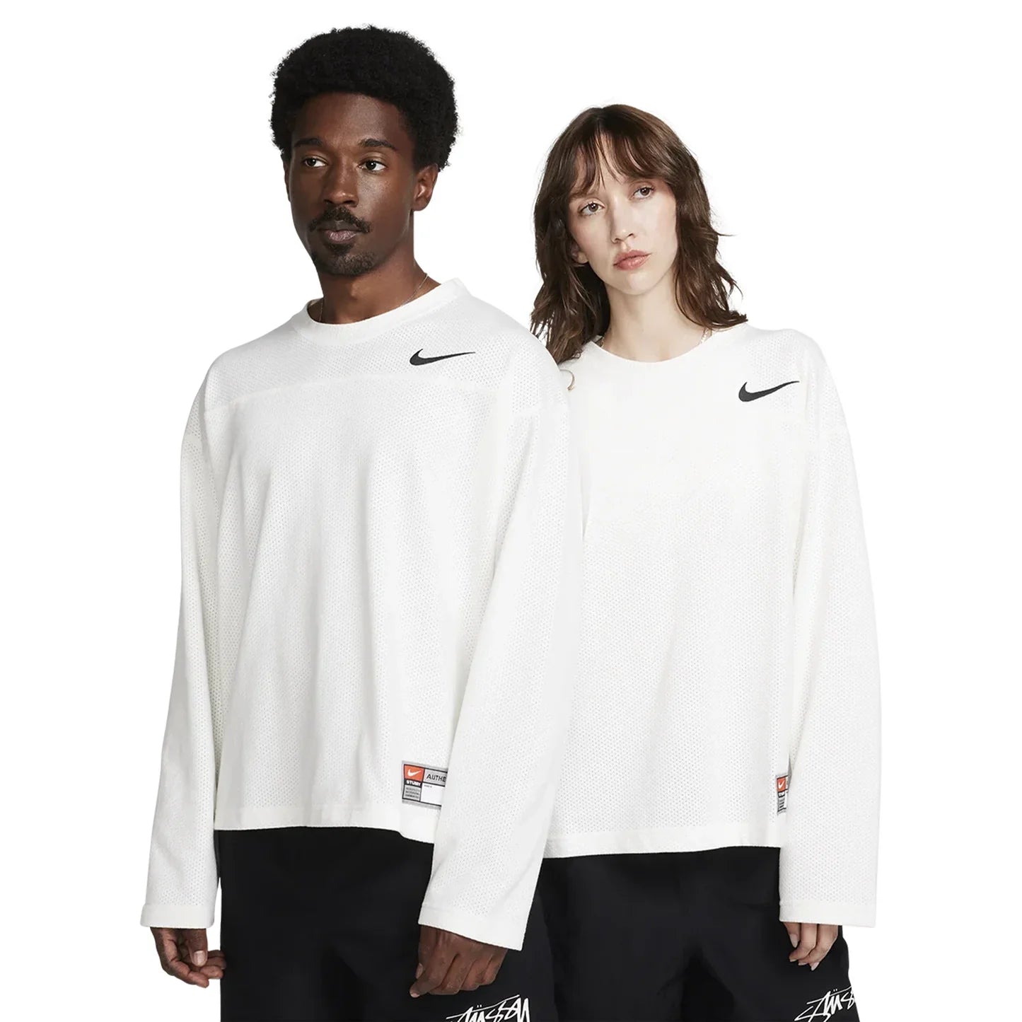 Nike x Stussy Long Sleeve Mesh Jersey Sail