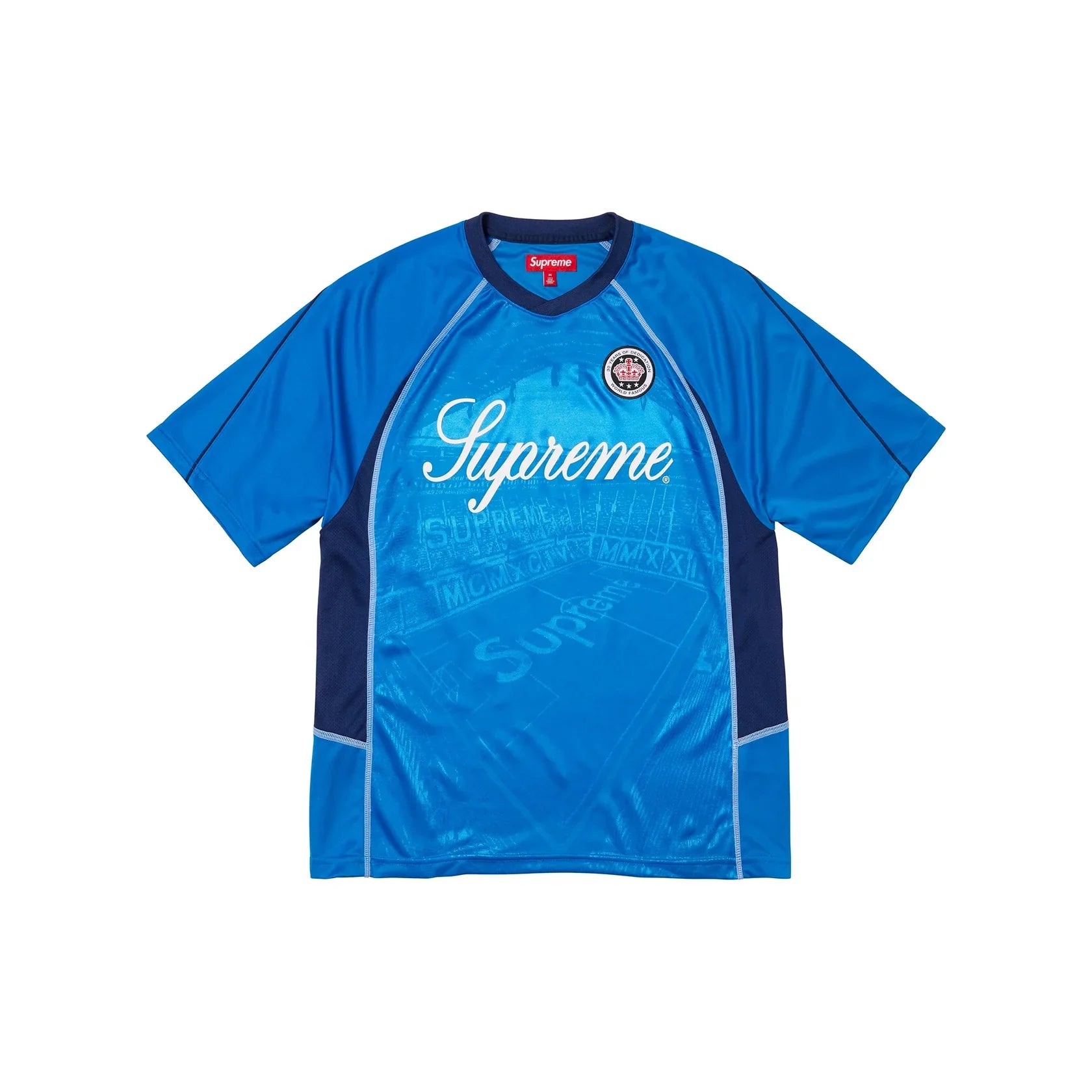 Supreme Jacquard Soccer Jersey Blue