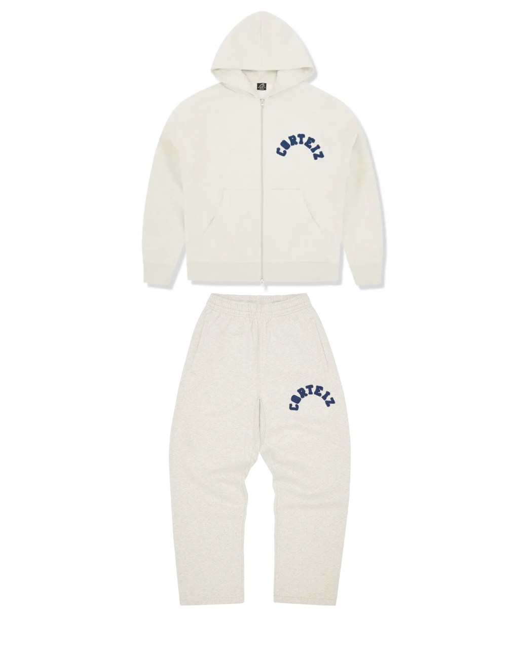 Corteiz Colly Arch Two Piece - "Light Heather Grey"