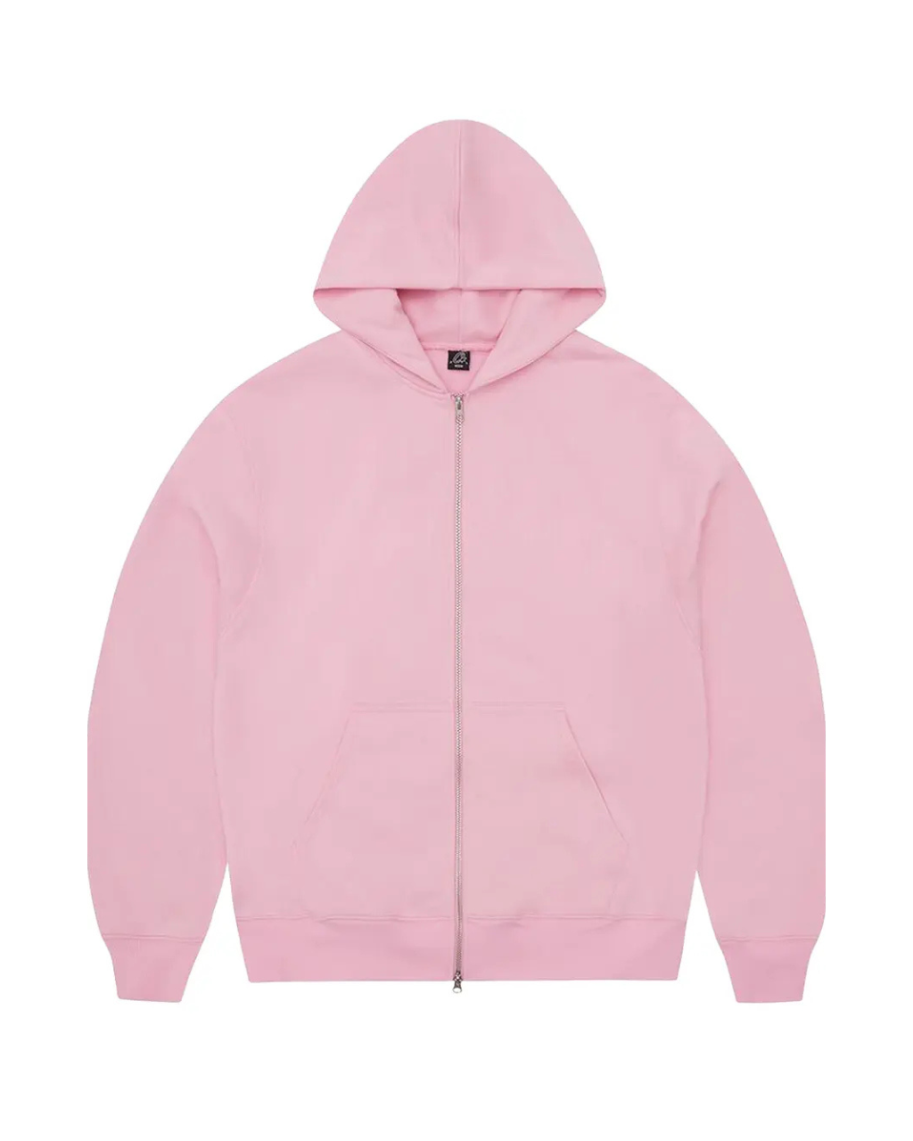Corteiz Hybrid Jacquard Knit Alcatraz Zip Hoodie - "Pink"