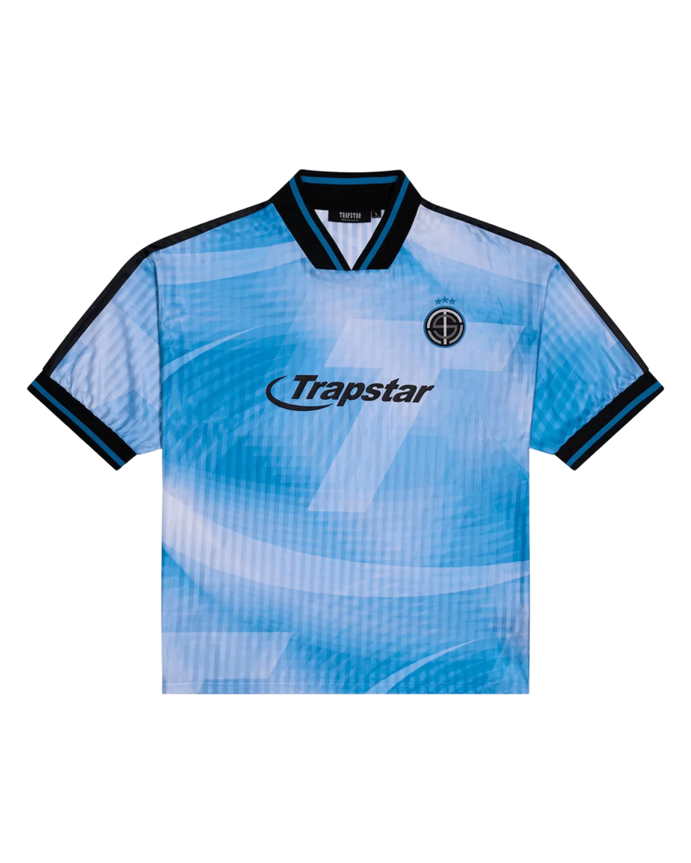 Trapstar Hyperdrive SS Football Jersey - 'Blue/Black'