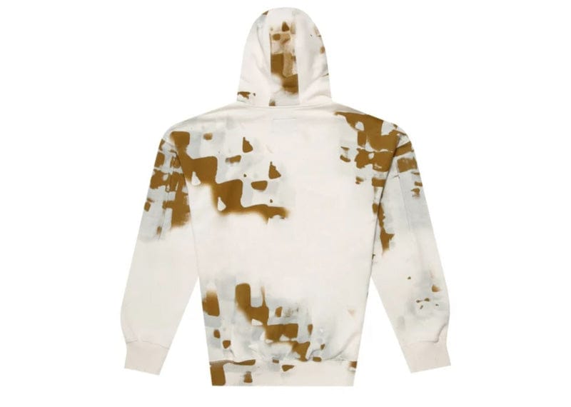 A-Cold-Wall* Graphic Print V-Neck Hoodie Cream