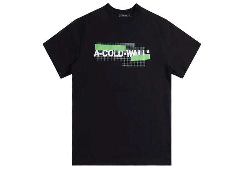 A-Cold-Wall Grid Logo Tee - Black