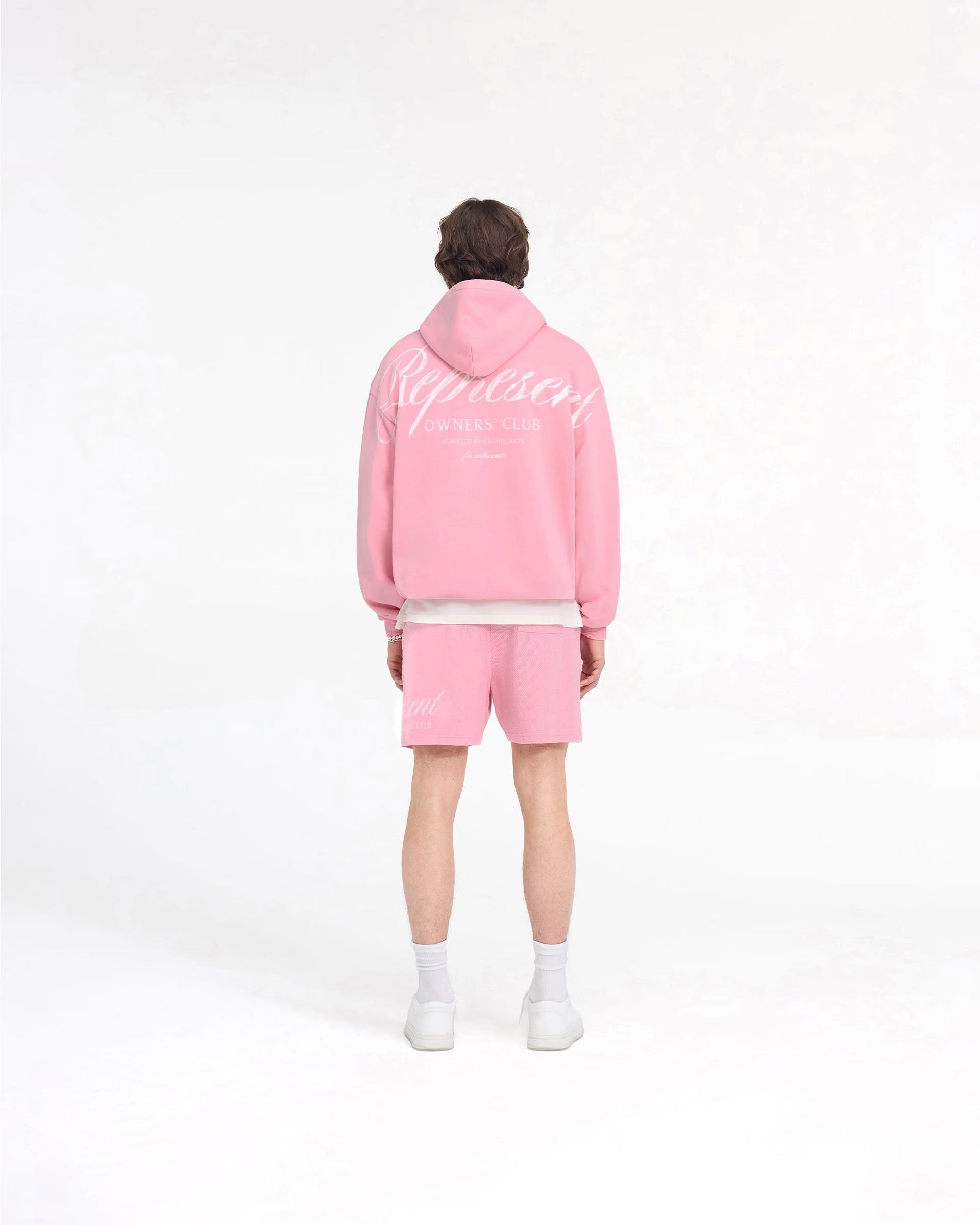 Represent Owners Club Script Hoodie - 'Pink'