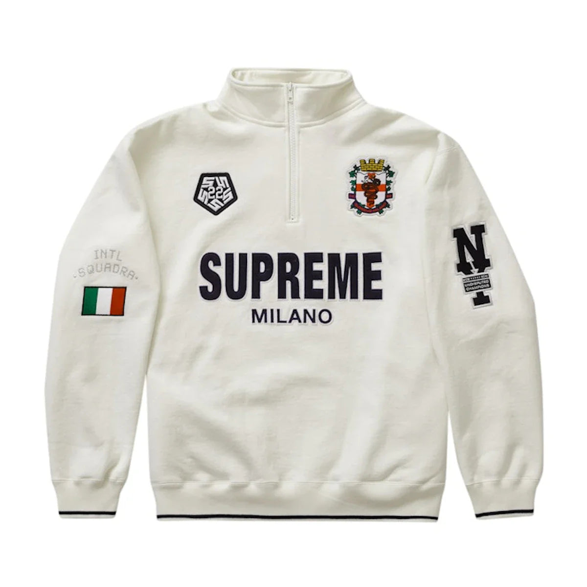 Supreme Milano Half Zip Pullover 'White'